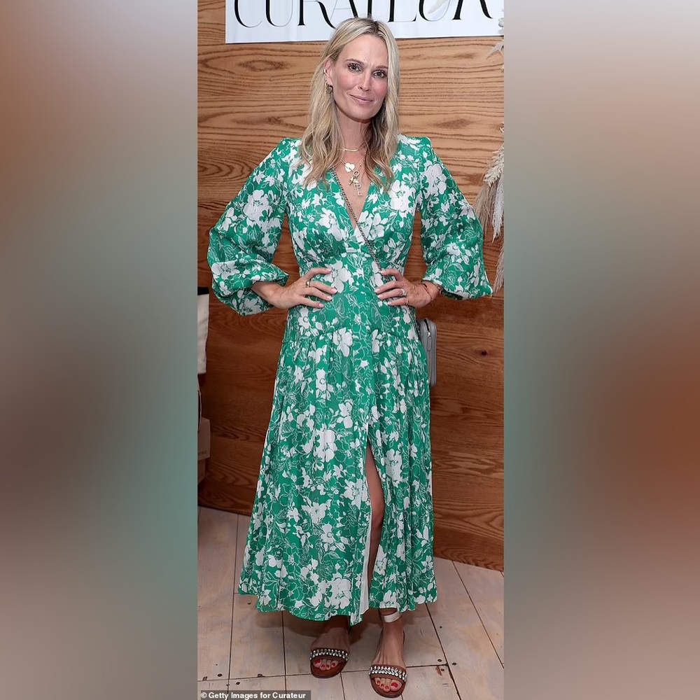 ALEXIS Kazmera Barbara Floral Maxi Dress Green Large
